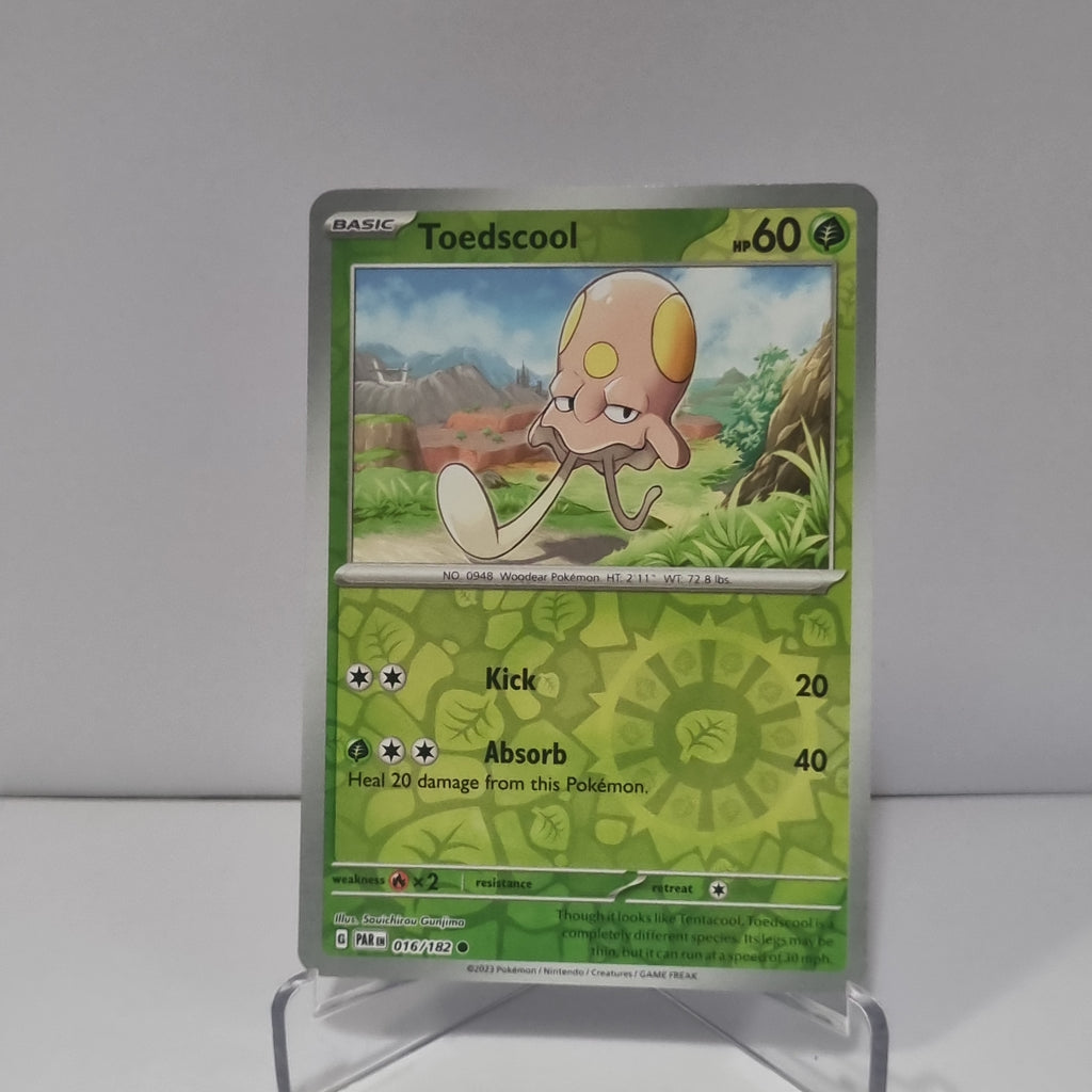 Pokemon TCG: Paradox Rift Reverse Holo card - Toedscool.