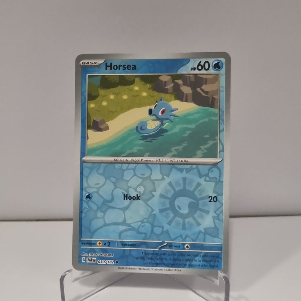 Pokemon TCG: Paradox Rift Reverse Holo card - Horsea.