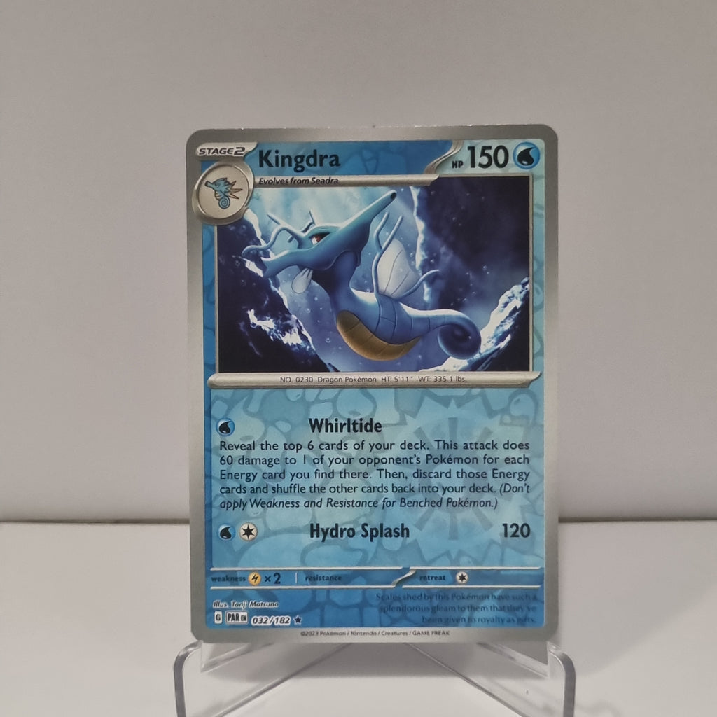 Pokemon TCG: Paradox Rift Reverse Holo card - Kingdra.