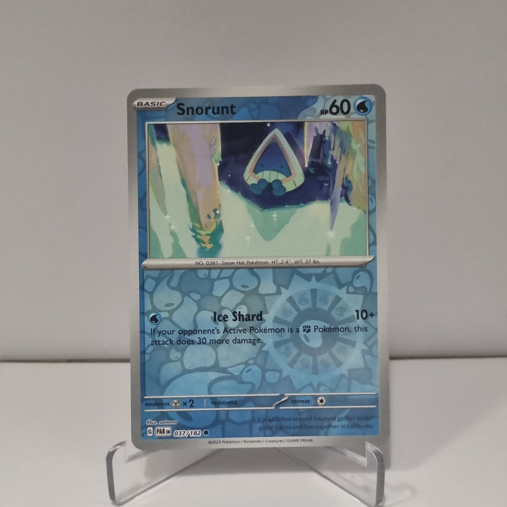 Pokemon TCG: Paradox Rift Reverse Holo card - Snorunt.