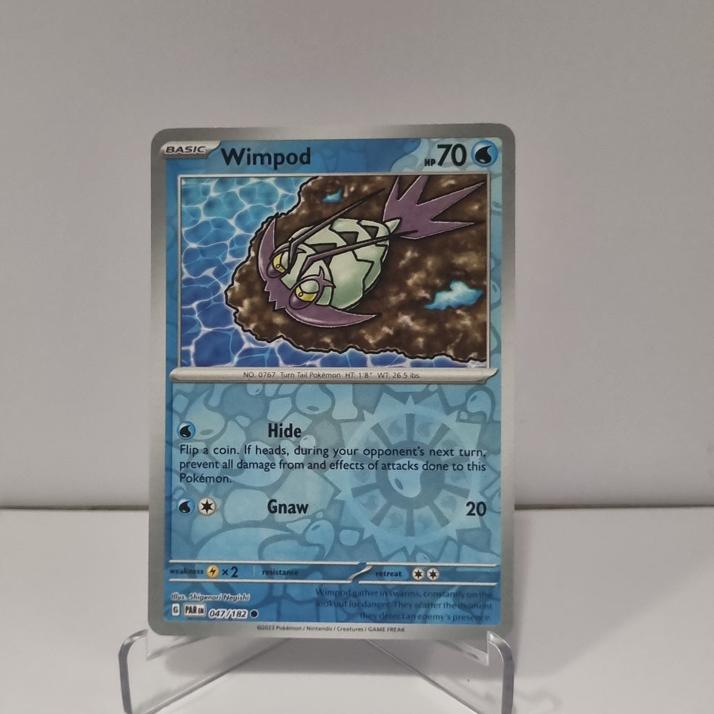 Pokemon TCG: Paradox Rift Reverse Holo card - Wimpod.