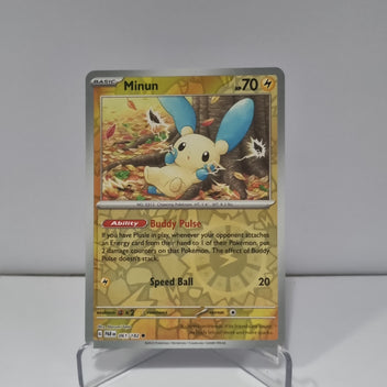 Pokemon TCG - Paradox Rift - #61 - Minun