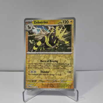 Pokemon TCG - Paradox Rift - #63 - Zebstrika