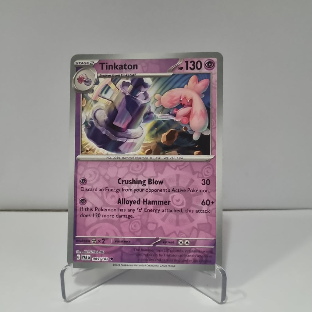Pokemon TCG: Paradox Rift Reverse Holo card - Tinkaton.
