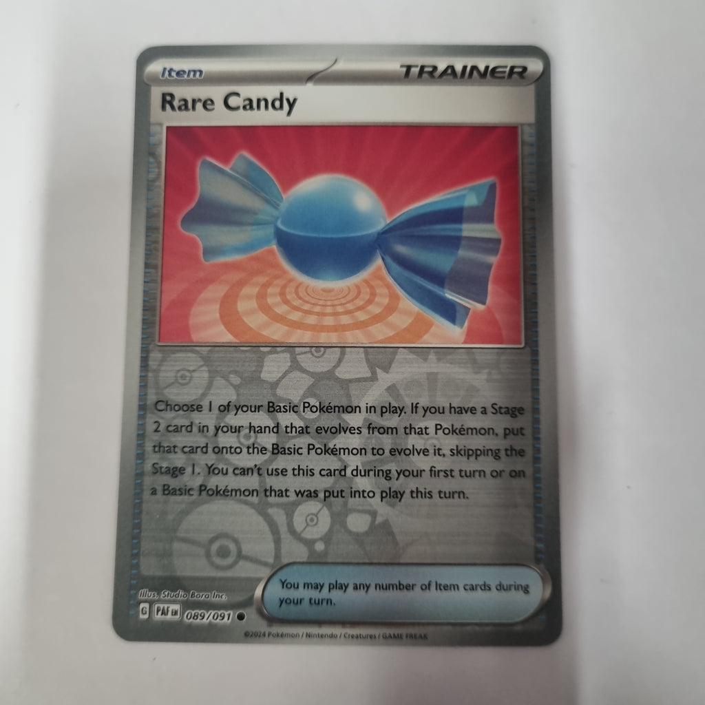 Pokemon TCG - Paldean Fates - #89 - Rare Candy - common - Reverse Holo