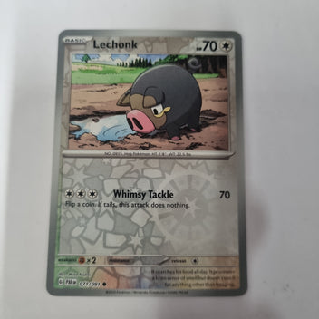 lechonk pokemon card value Pokemon TCG - Paldean Fates - #71 - Lechonk
