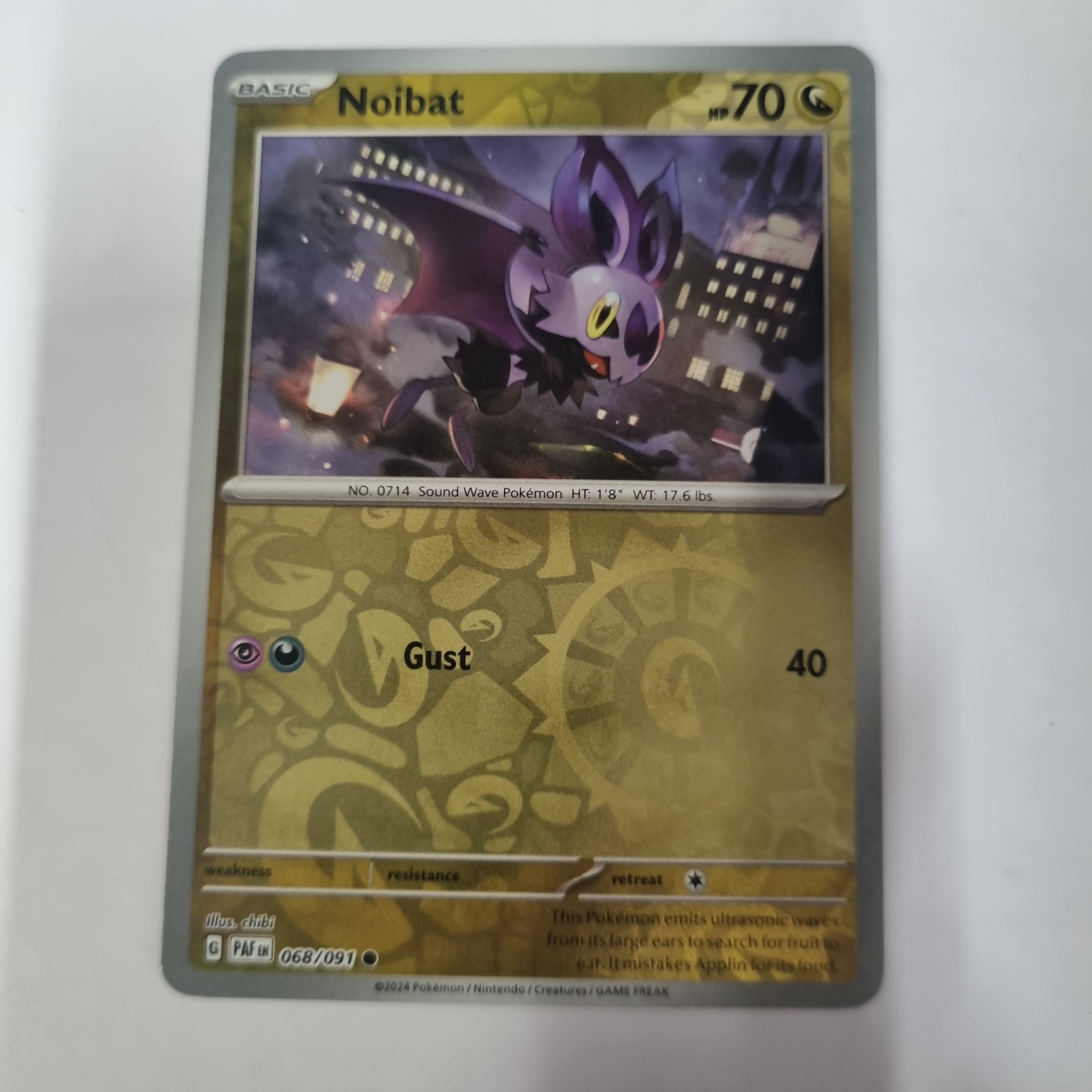 Pokemon TCG - Paldean Fates - #68 - Noibat - common