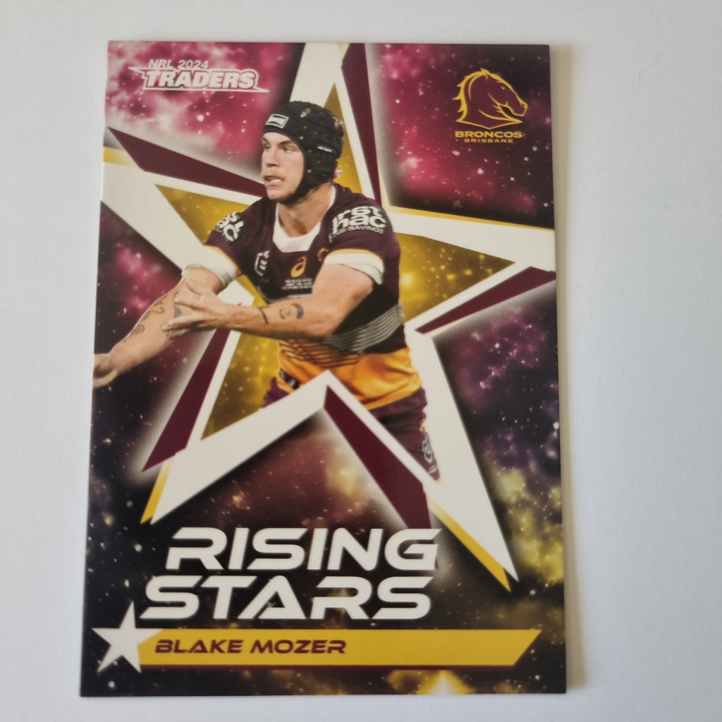 NRL 2024 Traders - Rising Stars - #RS02 - Blake Mozer - Broncos