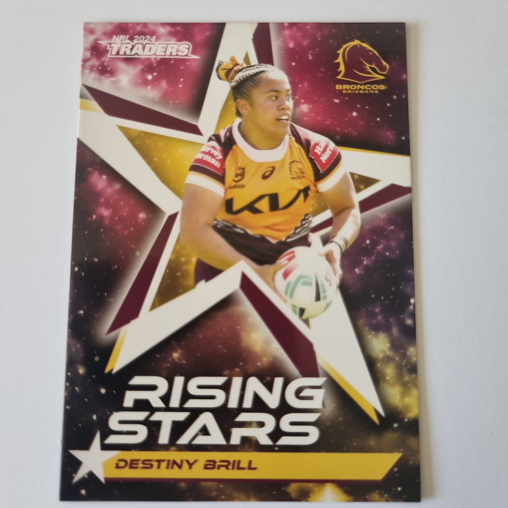 NRL 2024 Traders - Rising Stars - #RS04 - Destiny Brill - Broncos