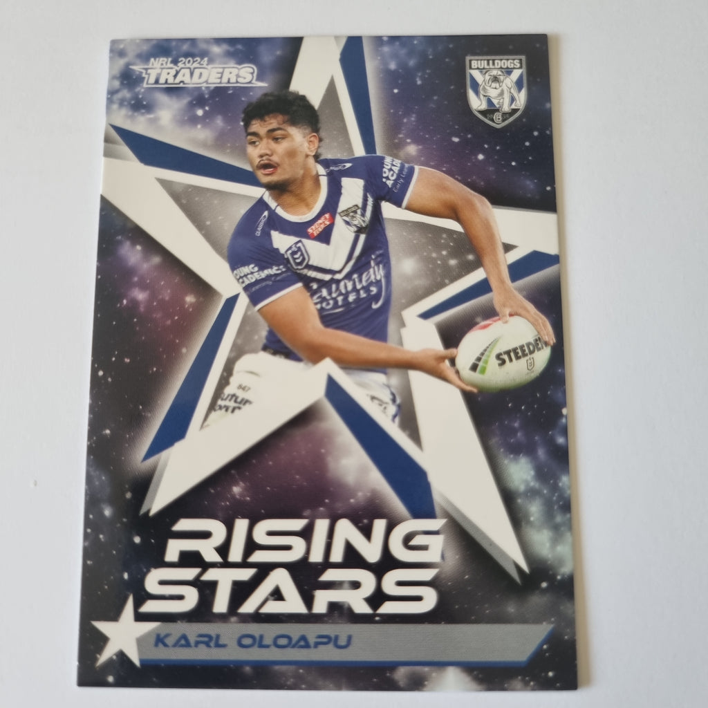 NRL 2024 Traders - Rising Stars - #RS11 - Karl Oloapu - Bulldogs