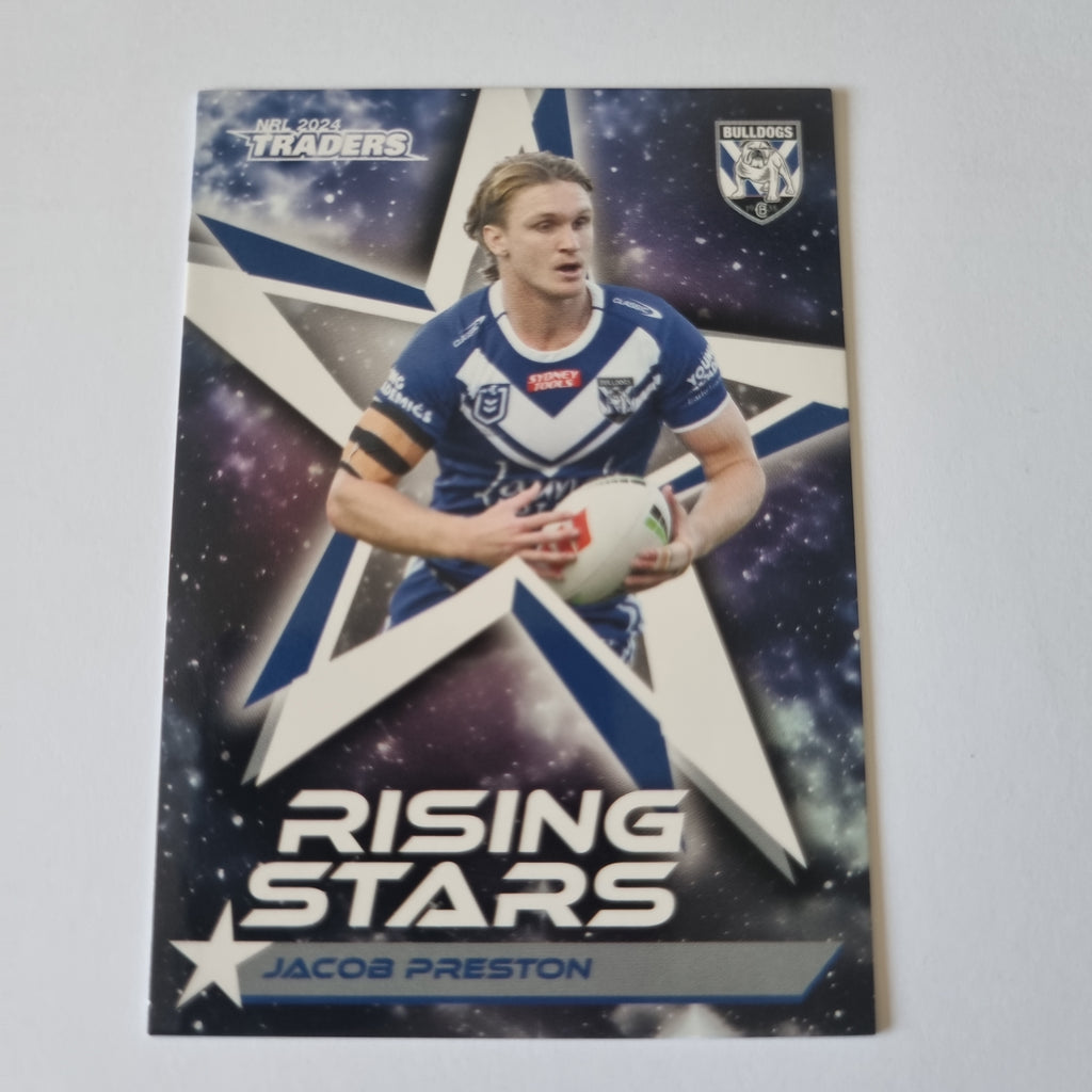 NRL 2024 Traders - Rising Stars - #RS12 - Jacob Preston - Bulldogs