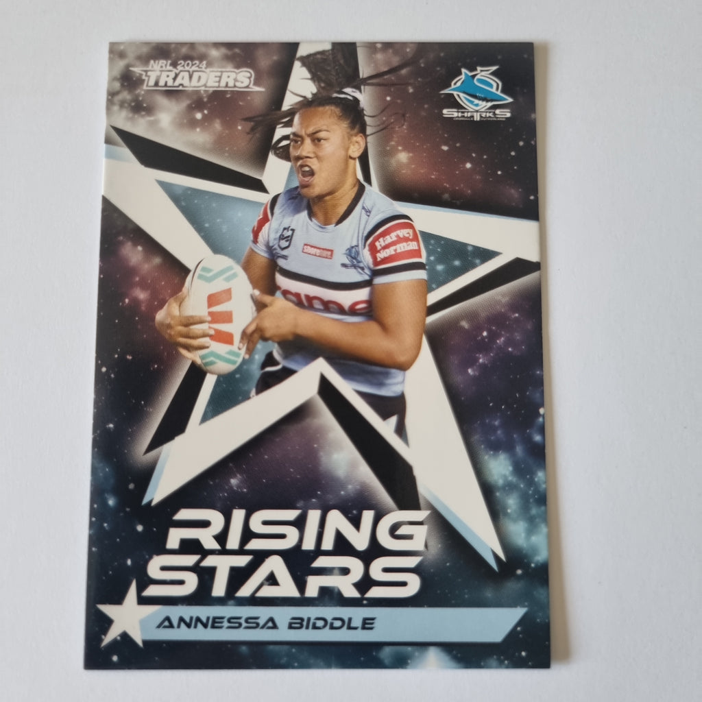 NRL 2024 Traders - Rising Stars - #RS16 - Annessa Biddle - Sharks