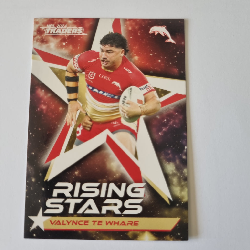 NRL 2024 Traders - Rising Stars - #RS21 - Valynce Te Whare - Dolphins