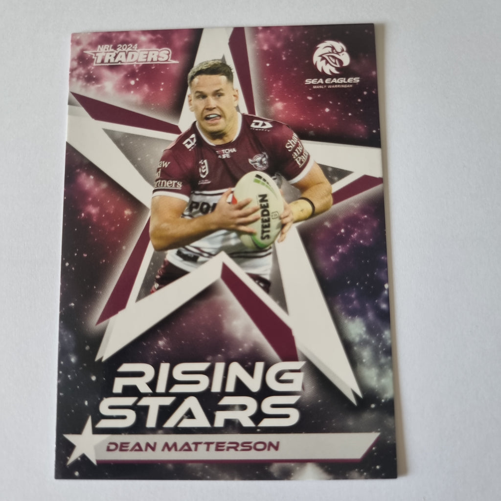 NRL 2024 Traders - Rising Stars - #RS28 - Dean Matterson - Sea Eagles
