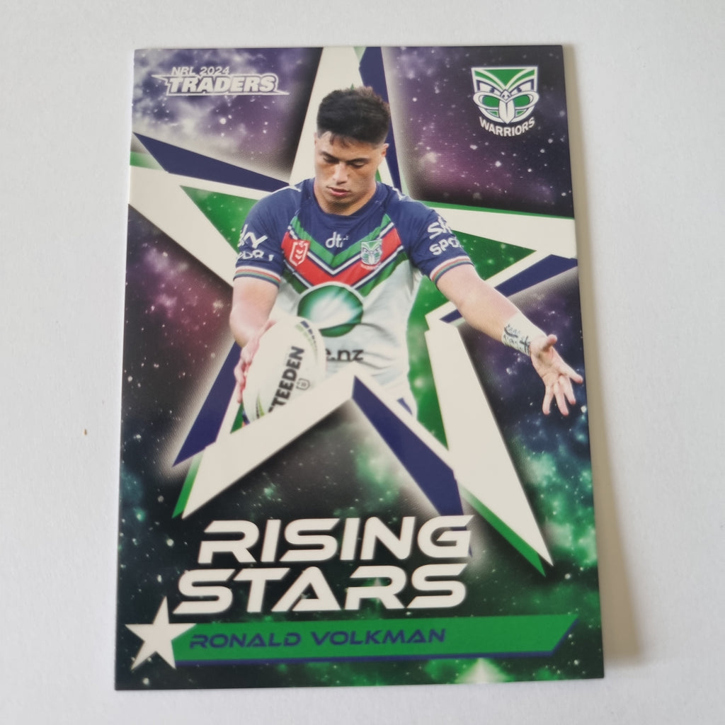 NRL 2024 Traders - Rising Stars - #RS64 - Ronald Volkman - Warriors