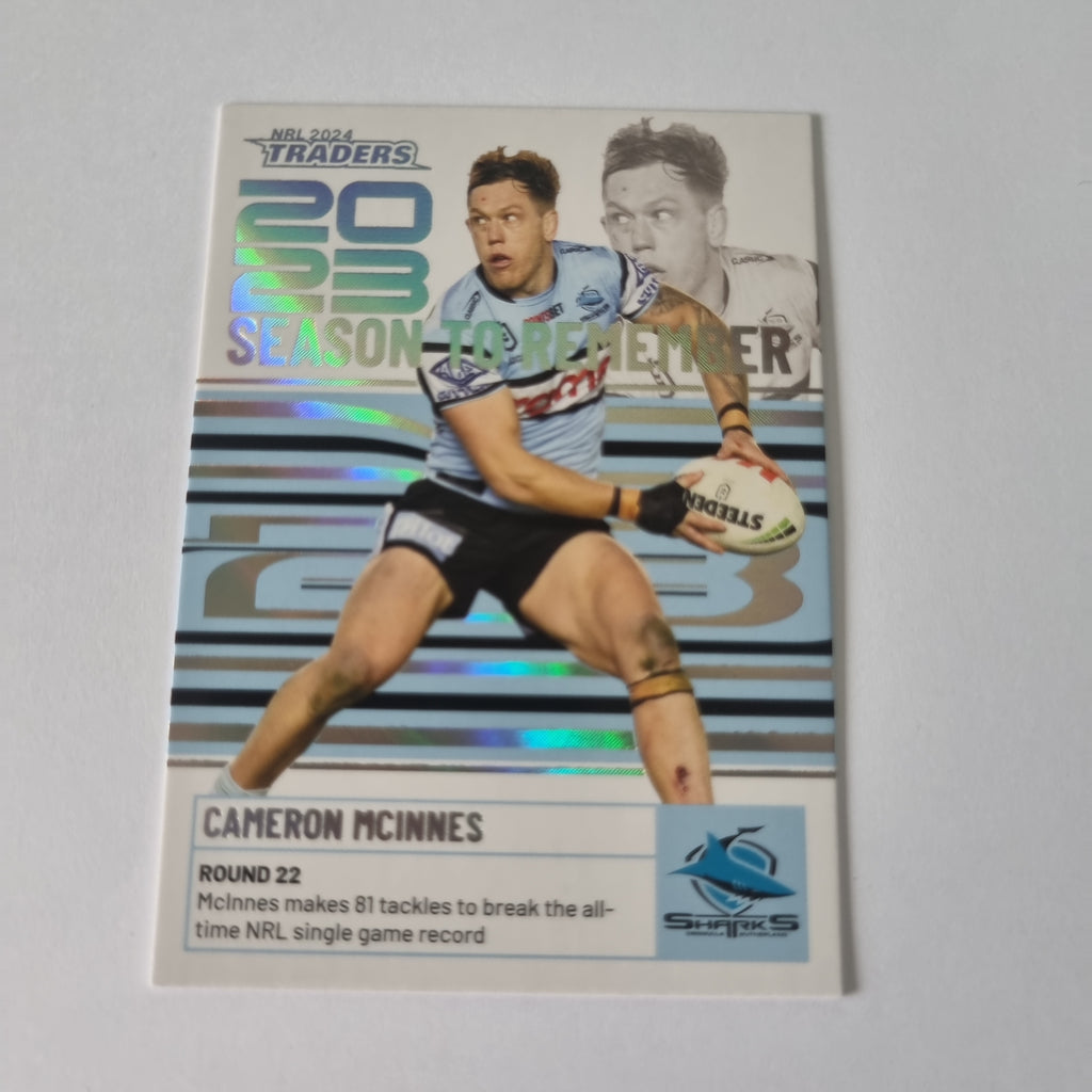 NRL 2024 Traders - Season to Remember - #SR11 - Cameron McInnes Sharks
