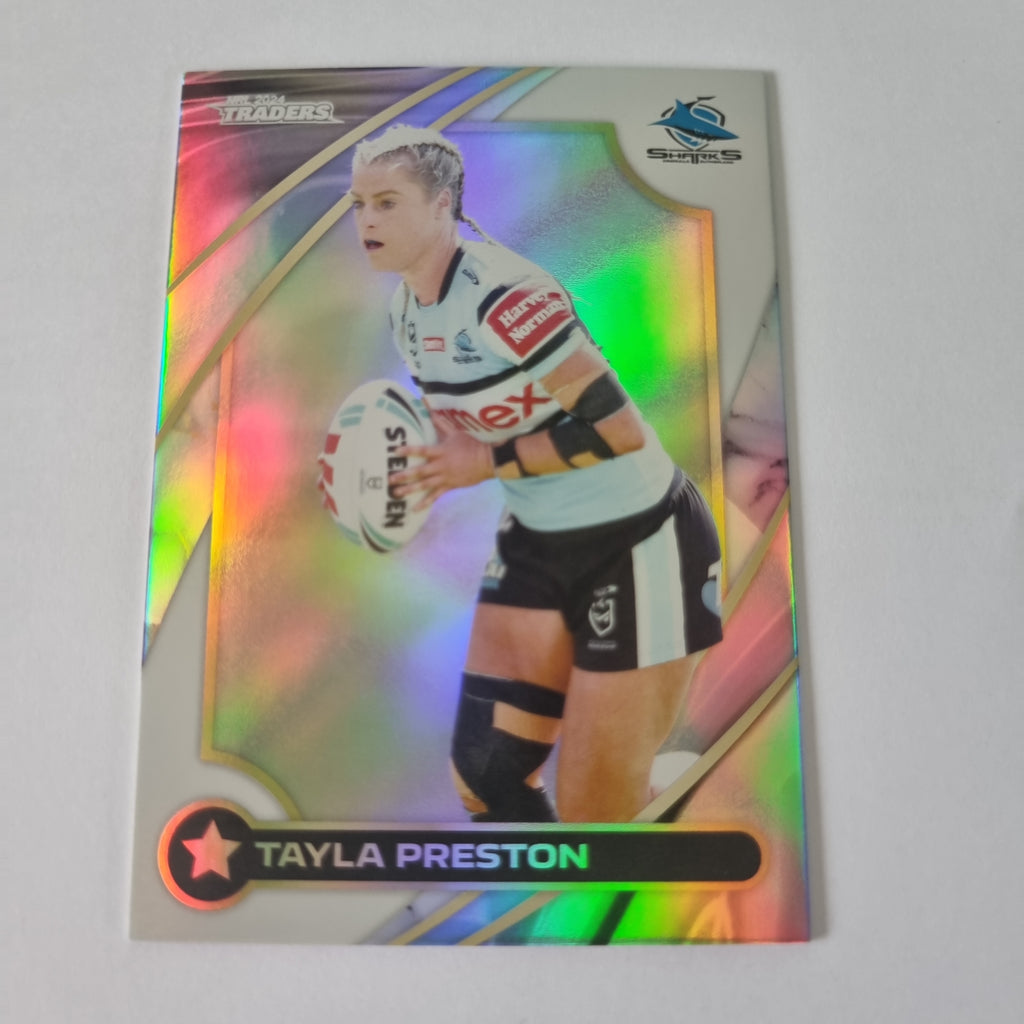 NRL 2024 Traders - NRLW - #W16 - Tayla Preston - Sharks