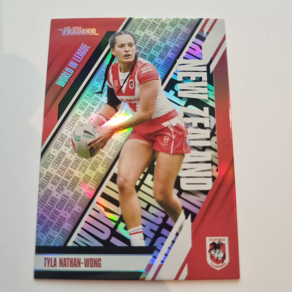 NRL 2024 Traders - World in League - #WL44 - Tyla Nathan-Wong Dragons