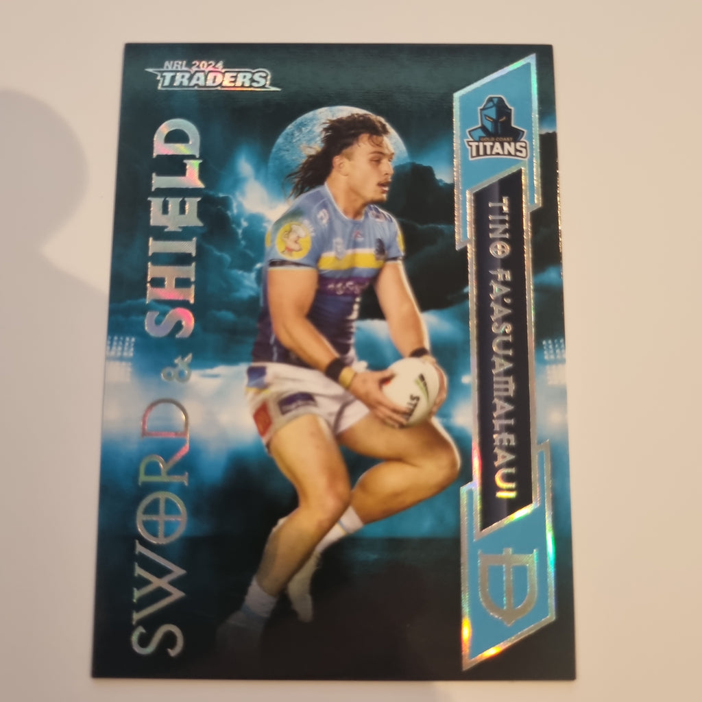 NRL 2024 Traders - Sword & Shield - SS12 - Tino Fa'asuamaleaui Titans