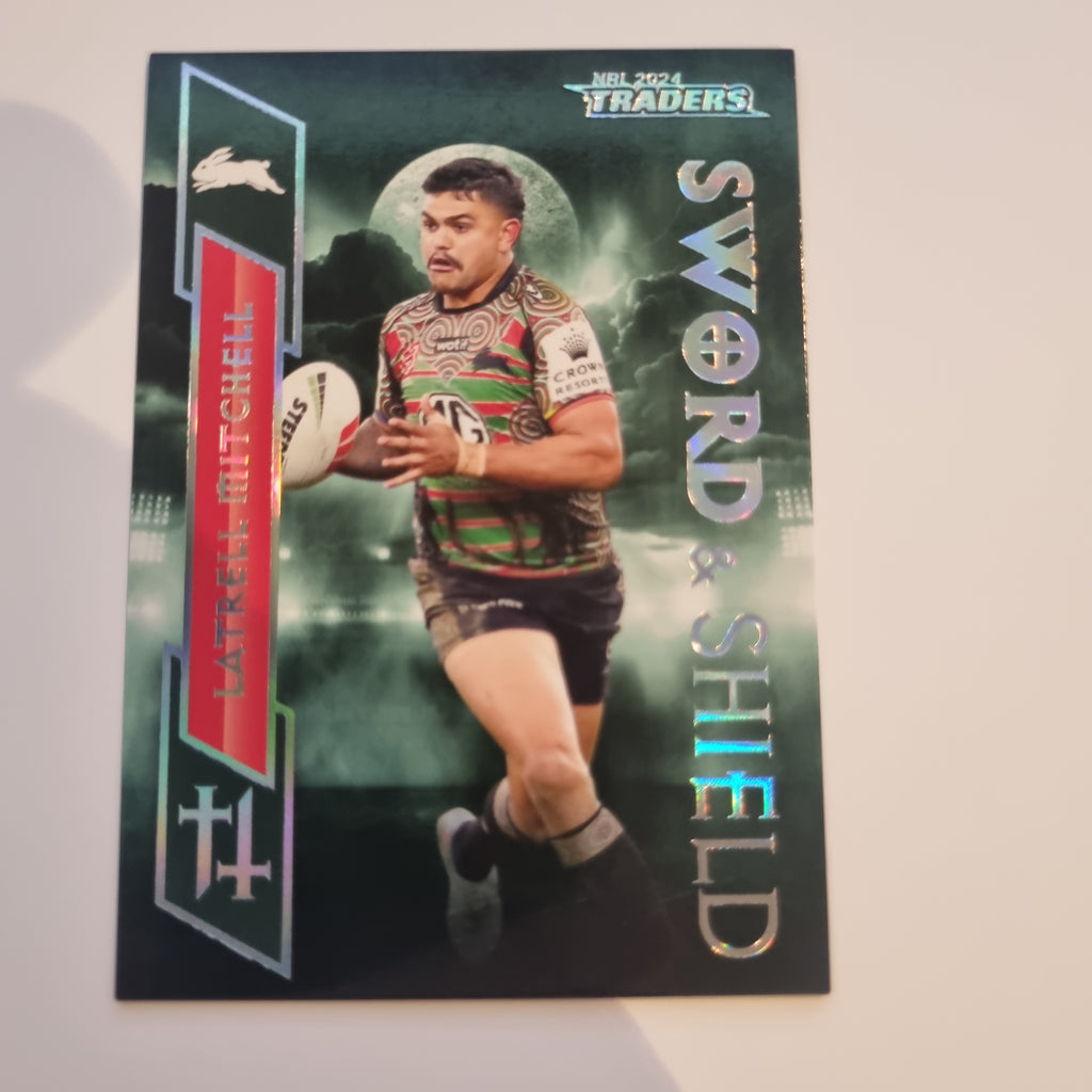 NRL 2024 Traders - Sword & Shield - SS25 - Latrell Mitchell Rabbitohs