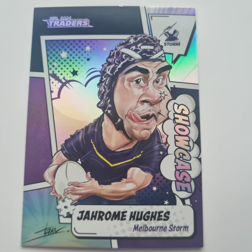 NRL 2024 Traders - Showcase Caricatures - #S09 - Jahrome Hughes Storm