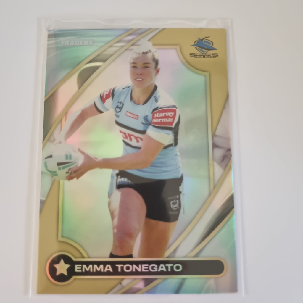 NRL 2024 Traders - NRLW Gold - #W17 - Emma Tonegato - Sharks - #111