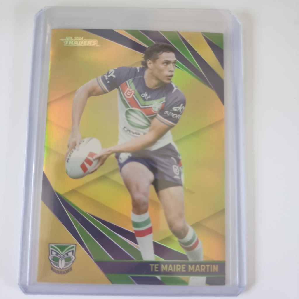 NRL 2024 Traders - Gold Special - #GS142 Te Maire Martin Warriors #55