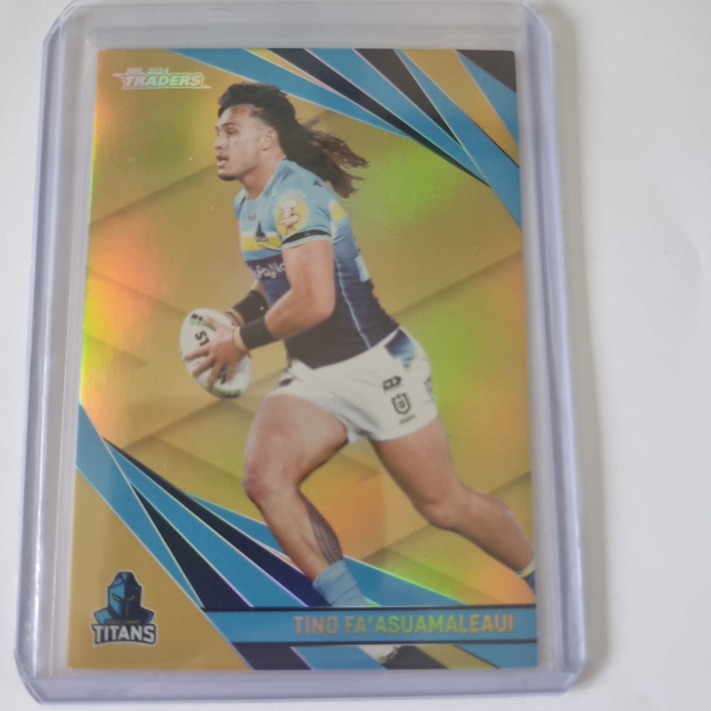 NRL 2024 Traders - Gold Special #GS049 Tino Fa'asuamaleaui Titans #75