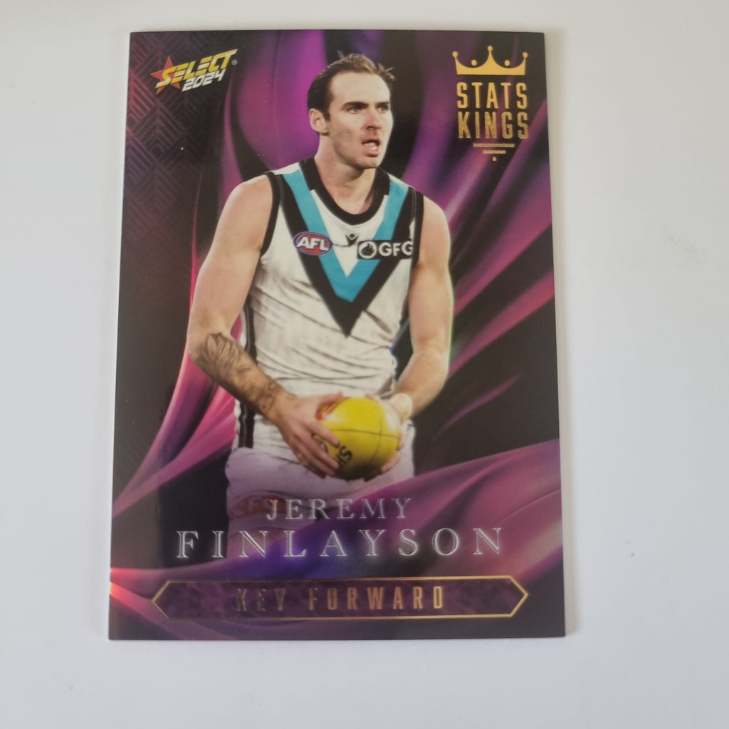 2024 Select Footy Stars - Stats Kings - #SK63 - J. Finlayson - Port