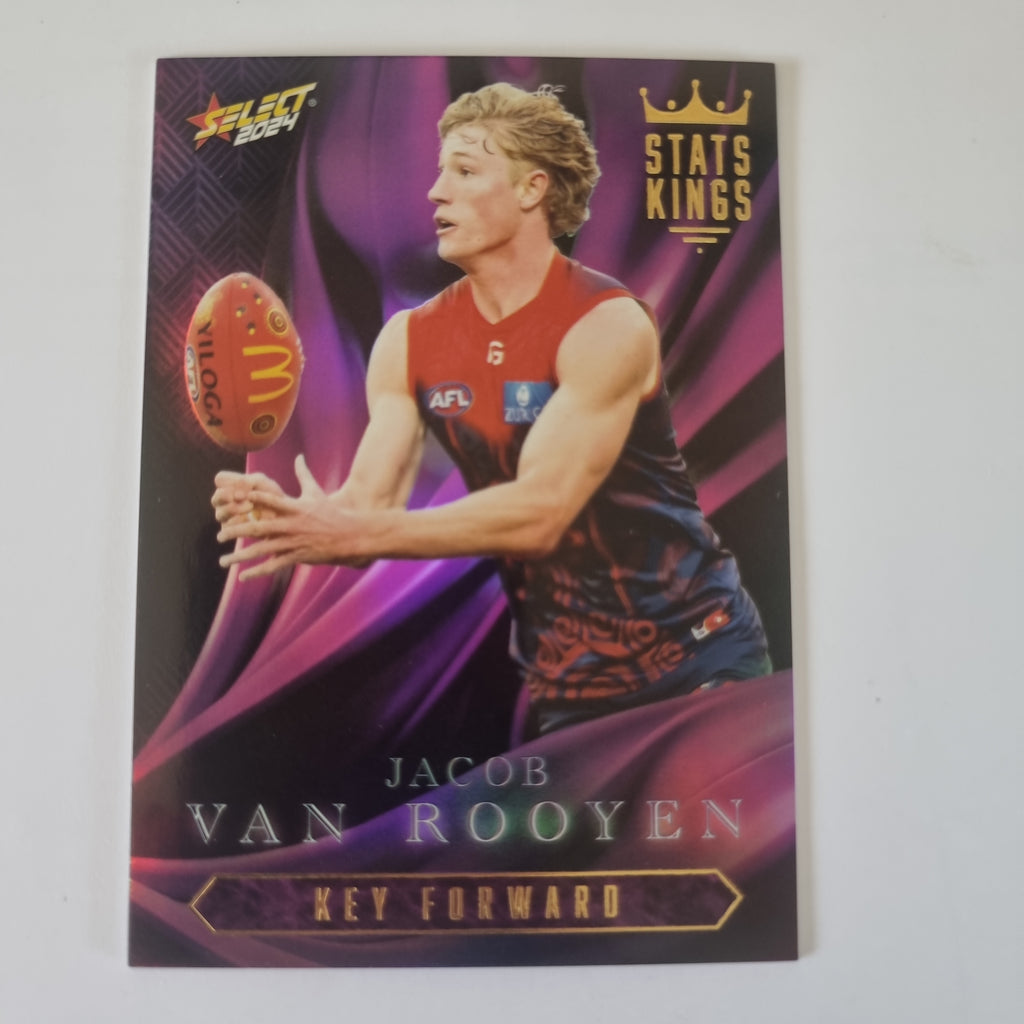 2024 Select Footy Stars - Stats Kings - #SK53 J. Van Rooyen Melbourne
