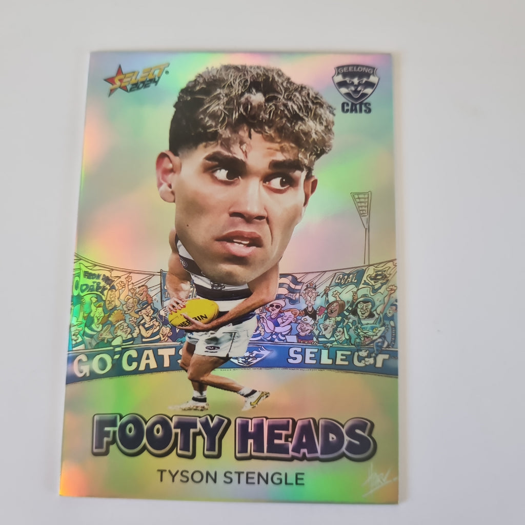 2024 Select Footy Stars - Footy Heads - FH34 - T. Stengle - Geelong