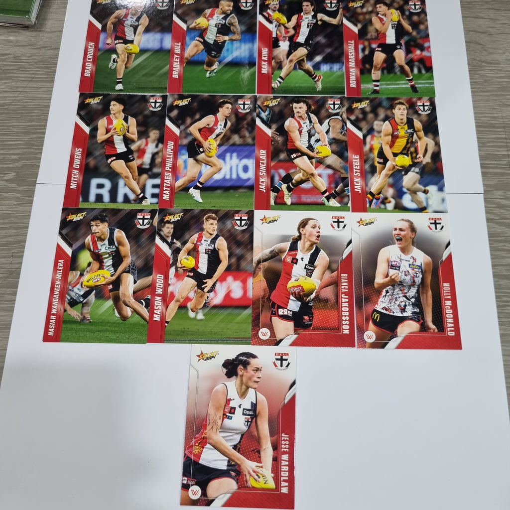 2024 Select Footy Stars Complete Base Set - 234 Cards