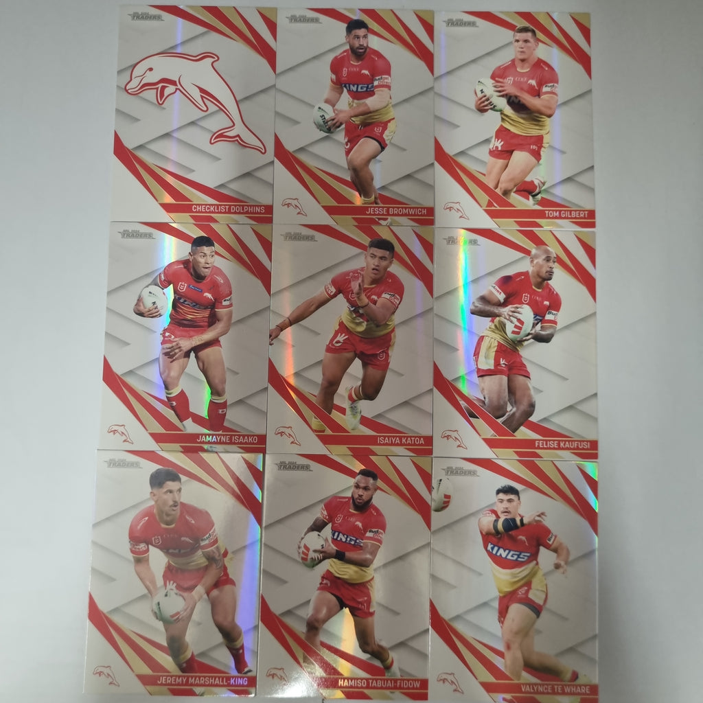 NRL 2024 Traders - Pearl Team Set 9 Cards - Redcliffe Dolphins