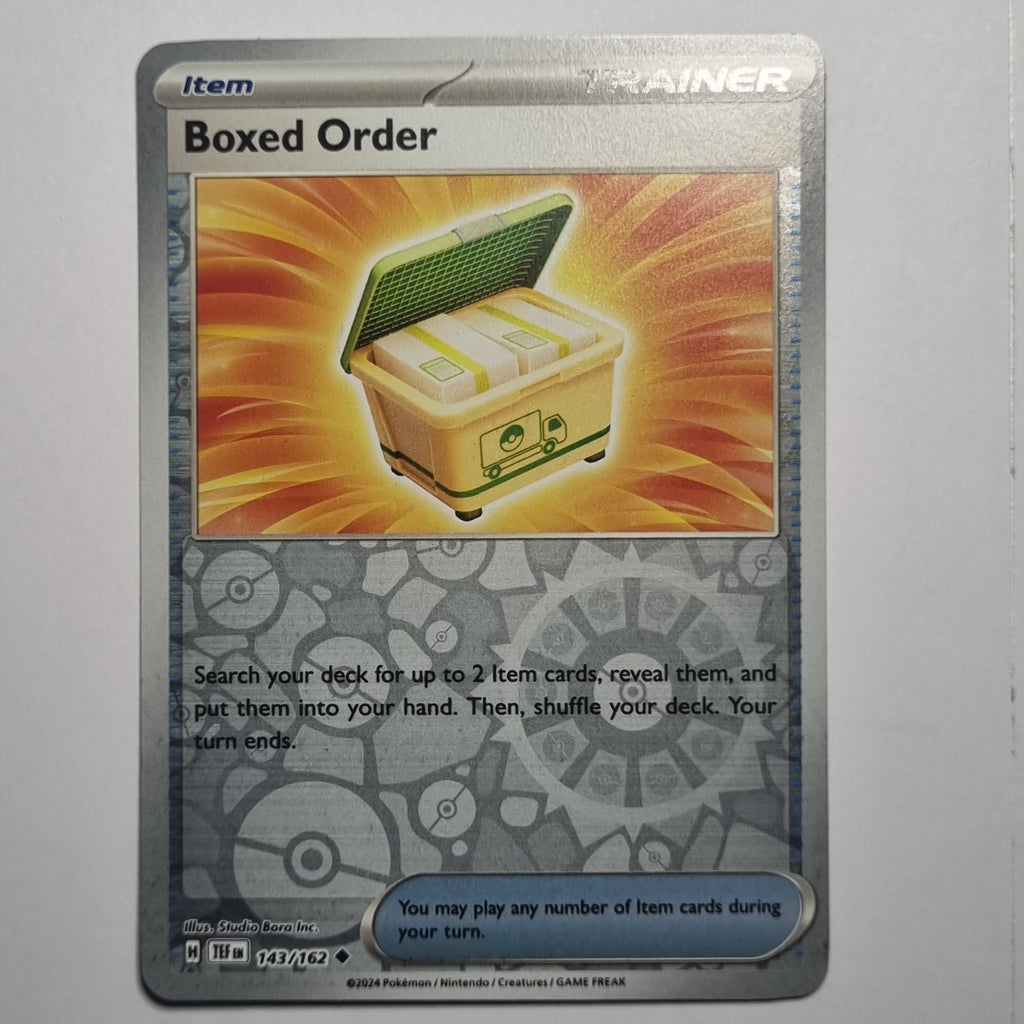 Pokemon TCG - Temporal Forces - #143 Boxed Order Reverse Holo Uncommon