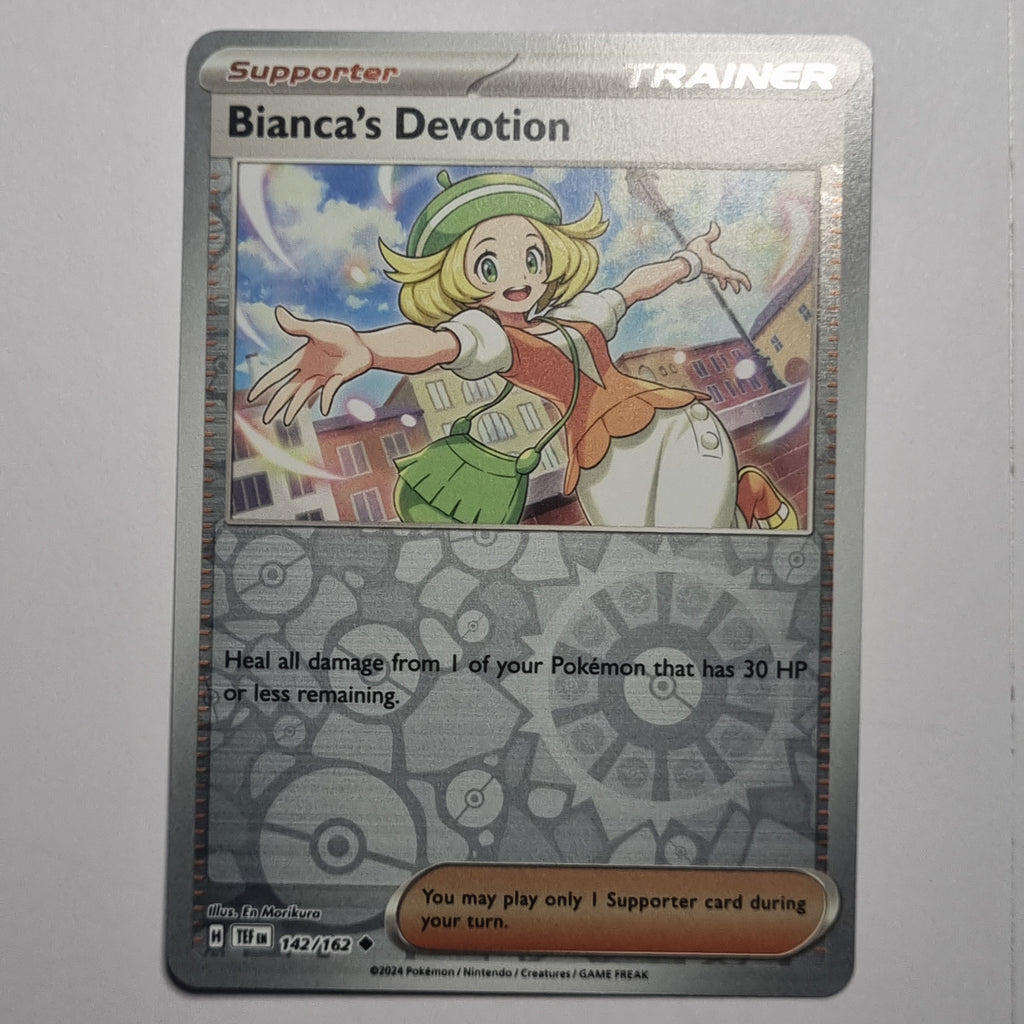 Pokemon Temporal Forces #142 Bianca's Devotion Reverse Holo Uncommon