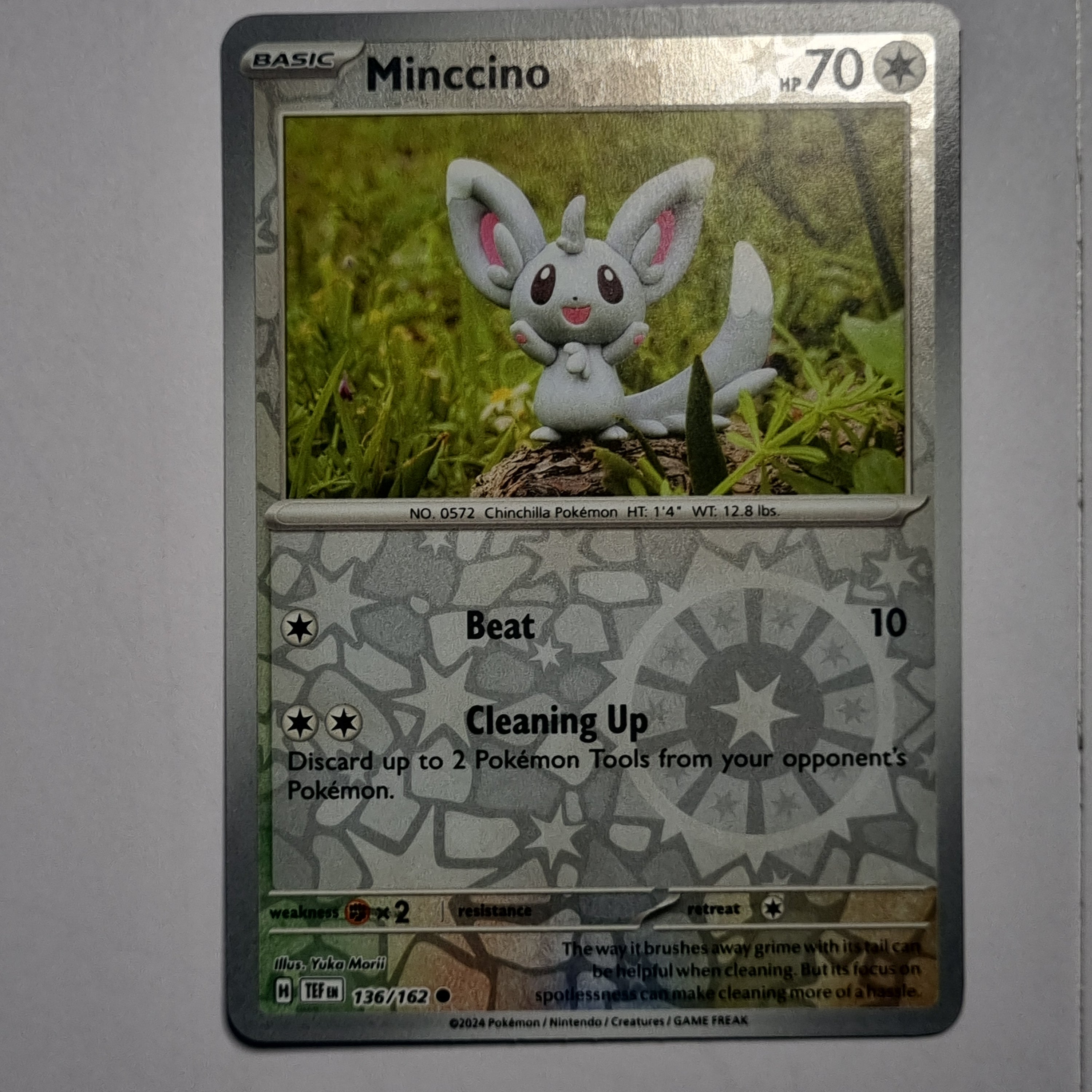 Pokemon TCG - Temporal Forces - #136 - Minccino
