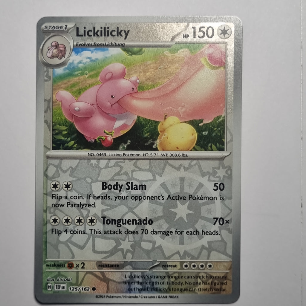 Pokemon TCG - Temporal Forces - #125 - Lickilicky Reverse Holo Common Funporium Pokemon TCG - Temporal Forces - #125 - Lickilicky Reverse Holo Common Funporium