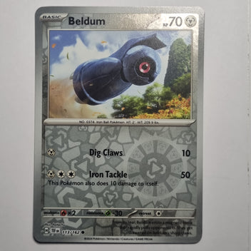 Pokemon TCG - Temporal Forces - #113 - Beldum - Common Funporium Pokemon TCG - Temporal Forces - #113 - Beldum - Common Funporium