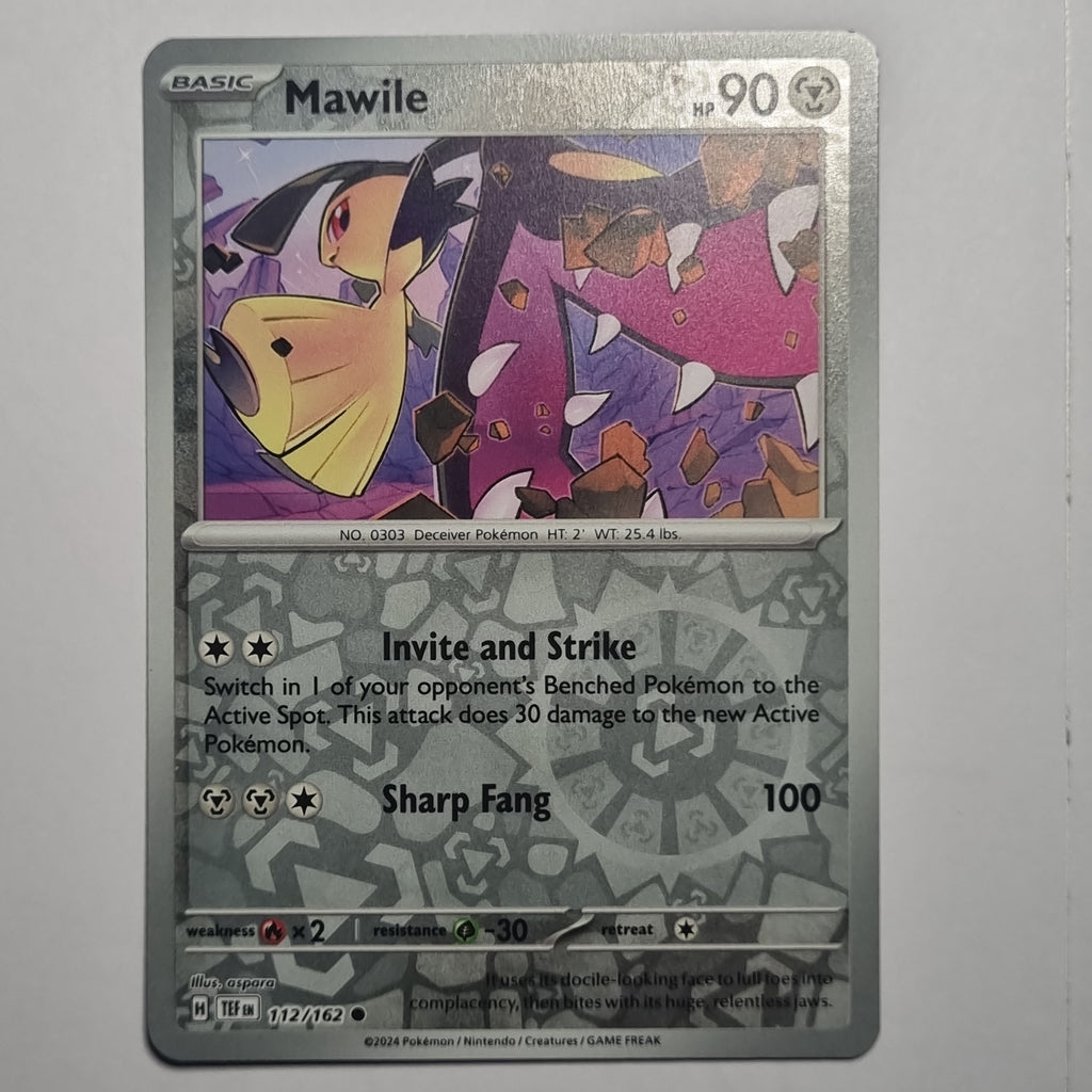 Pokemon TCG - Temporal Forces - #112 - Mawile - Reverse Holo - Common