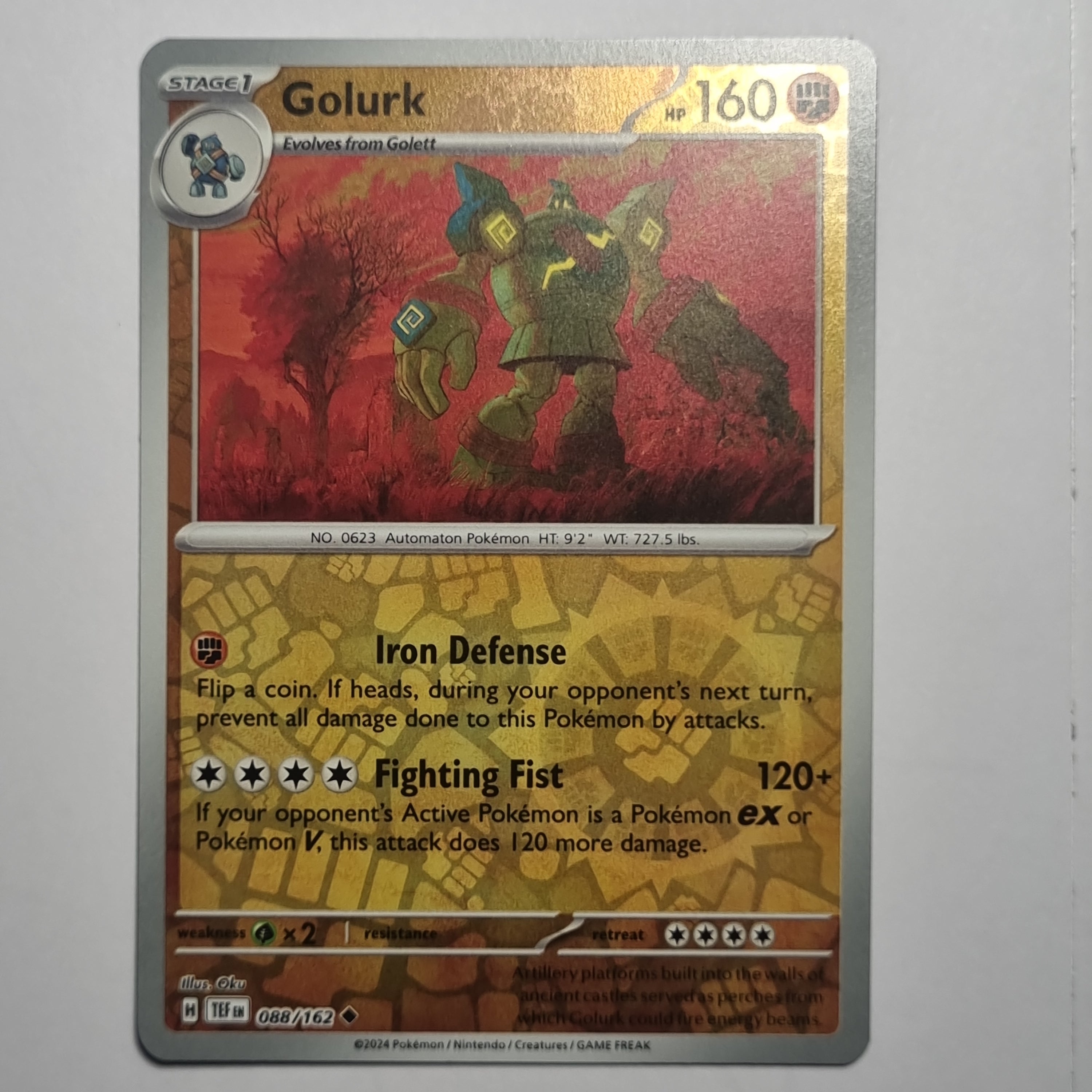 Pokemon TCG - Temporal Forces - #088 - Golurk - Reverse Holo Uncommon Funporium Pokemon TCG - Temporal Forces - #088 - Golurk - Reverse Holo Uncommon Funporium