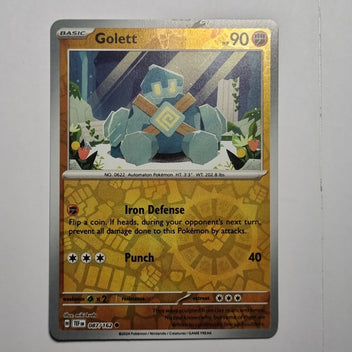 Pokemon TCG - Temporal Forces - #087 - Golett