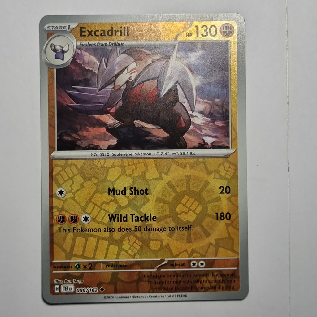 Pokemon TCG - Temporal Forces - #086 - Excadrill Reverse Holo Uncommon