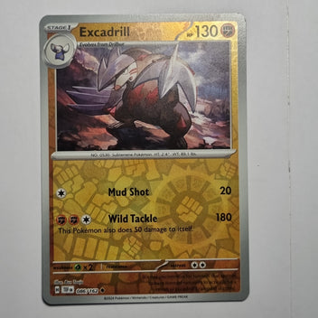Pokemon TCG - Temporal Forces - #086 - Excadrill - Uncommon Funporium Pokemon TCG - Temporal Forces - #086 - Excadrill - Uncommon Funporium