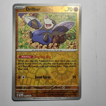 Pokemon TCG - Temporal Forces - #100 - Ekans - Reverse Holo