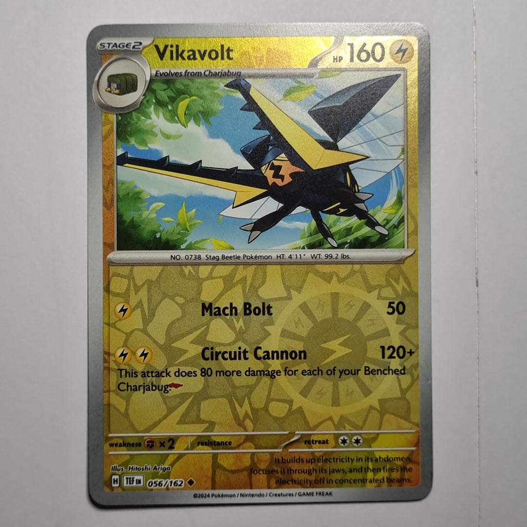 Pokemon TCG - Temporal Forces - #056 - Vikavolt Reverse Holo Uncommon Funporium Pokemon TCG - Temporal Forces - #056 - Vikavolt Reverse Holo Uncommon Funporium