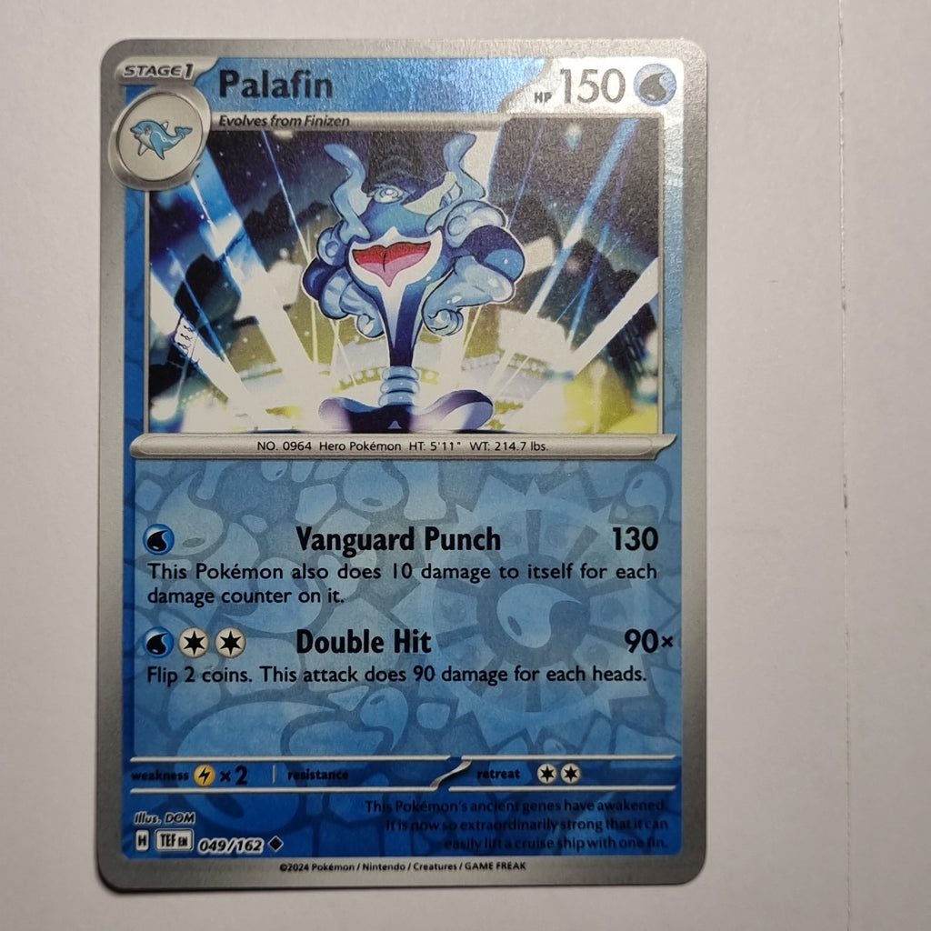 Pokemon TCG - Temporal Forces - #049 - Palafin - Reverse Holo Uncommon