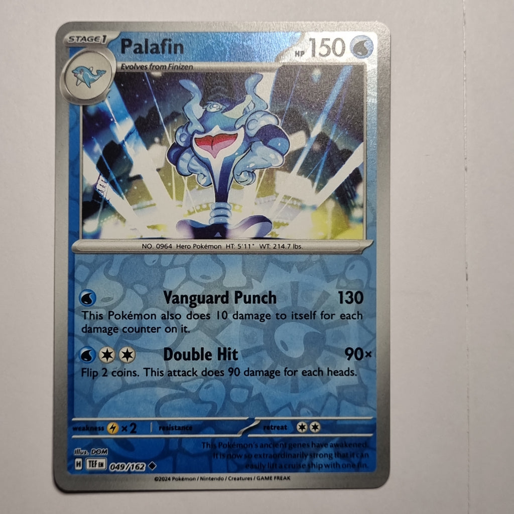 Pokemon TCG - Temporal Forces - #049 - Palafin - Reverse Holo Uncommon Funporium Pokemon TCG - Temporal Forces - #049 - Palafin - Reverse Holo Uncommon Funporium