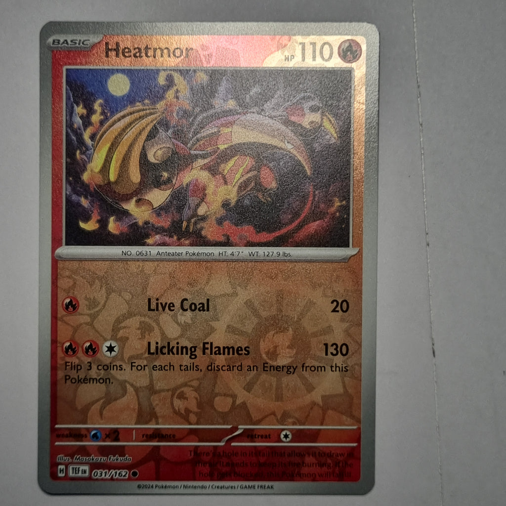 Pokemon TCG - Temporal Forces - #031 - Heatmor - Reverse Holo - Common Funporium Pokemon TCG - Temporal Forces - #031 - Heatmor - Reverse Holo - Common Funporium
