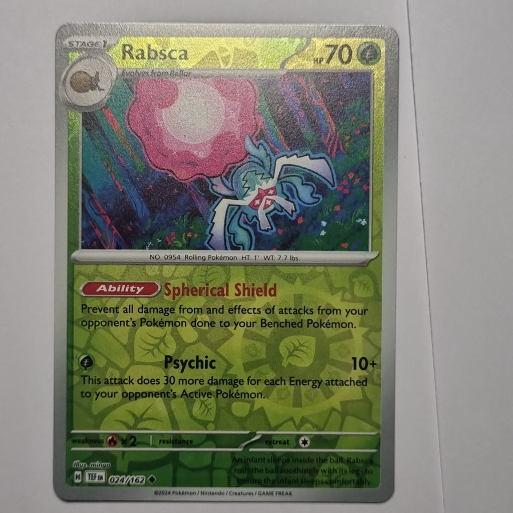 Pokemon TCG - Temporal Forces - #024 - Rabsca - Reverse Holo Uncommon