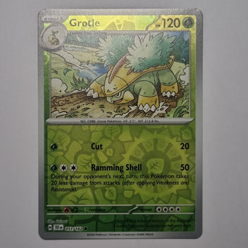Pokemon TCG - Temporal Forces - #011 - Grotle - Common Funporium Pokemon TCG - Temporal Forces - #011 - Grotle - Common Funporium